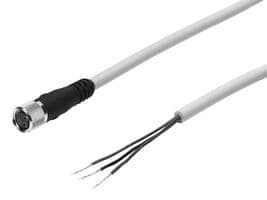 159421 - FESTO - 159421 - Sensor Cable, M8 Receptacle, Free End, 3 Positions, 5 m, 16.4 ft