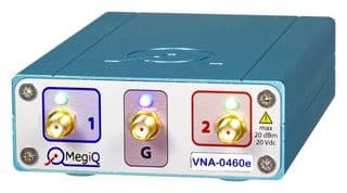 VNA0460E - MEGIQ - VNA0460E - Vector Network Analyser, PC Based, 400MHz to 6GHz, 2 Years, VNA-04x0e Series