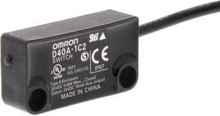 D40A-1C2 - OMRON INDUSTRIAL AUTOMATION - D40A-1C2 - Safety Interlock Switch, D40A Series, Screw