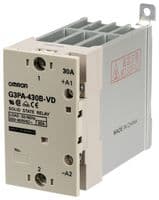 G3PA-430B-VD-2 12-24VDC - OMRON INDUSTRIAL AUTOMATION - G3PA-430B-VD-2 12-24VDC - Solid State Relay, SPST, 30 A, 30 VDC, DIN Rail, Screw, Zero Crossing