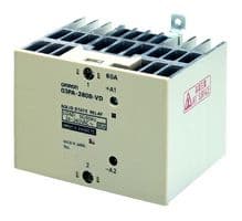 G3PA-450B-VD-2 12-24VDC - OMRON INDUSTRIAL AUTOMATION - G3PA-450B-VD-2 12-24VDC - Solid State Relay, SPST, 50 A, 30 VDC, DIN Rail, Screw, Zero Crossing