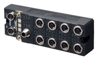GX-ILM08C - OMRON INDUSTRIAL AUTOMATION - GX-ILM08C - I/O Link Unit, Free Run Refreshing, Screwless Clamping Terminal Block, 4 Ports