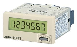 H7ET-N1 - OMRON INDUSTRIAL AUTOMATION - H7ET-N1 - Panel Mount Timer, 0 s, 10000 h, 22.2 mm, 45 mm
