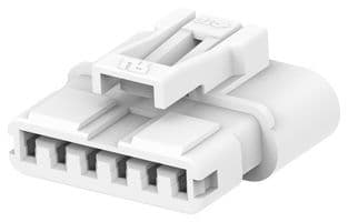 2321918-6 - TE CONNECTIVITY - 2321918-6 - Connector Housing, Signal Double Lock, Plug, 6 Ways, 2.5 mm