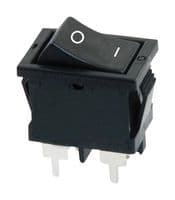 A8L-21-12N2 BY OMI - OMRON ELECTRONIC COMPONENTS - A8L-21-12N2 BY OMI - Rocker Switch, On-Off, DPST-NO, Non Illuminated, Panel Mount, Black, A8L Series