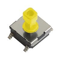 B3FS-1052P BY OMZ - OMRON ELECTRONIC COMPONENTS - B3FS-1052P BY OMZ - Tactile Switch, B3FS Series, Top Actuated, Surface Mount, Square Button, 150 gf, 50mA at 24VDC
