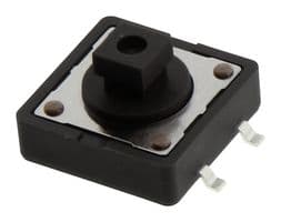 B3FS-4055P BY OMZ - OMRON ELECTRONIC COMPONENTS - B3FS-4055P BY OMZ - Tactile Switch, B3FS Series, Top Actuated, Surface Mount, Plunger for Cap, 260 gf, 50mA at 24VDC
