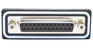 SDF-S25-203L011 - NORCOMP - SDF-S25-203L011 - D Sub Connector, IP67, Standard, Receptacle, NANOOK Series, 25 Contacts, DB, Solder Cup