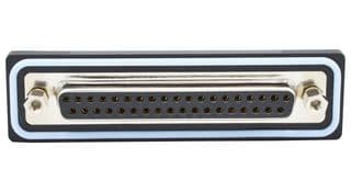 SDF-S37-203L012 - NORCOMP - SDF-S37-203L012 - D Sub Connector, IP67, Standard, Receptacle, NANOOK Series, 37 Contacts, DC, Solder Cup