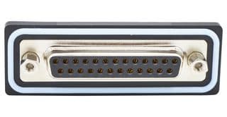 SDF-V25-213L011 - NORCOMP - SDF-V25-213L011 - D Sub Connector, IP67, Standard, Receptacle, NANOOK Series, 25 Contacts, DB, Solder