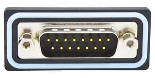 SDF-V15-113L051 - NORCOMP - SDF-V15-113L051 - D Sub Connector, IP67, Standard, Plug, NANOOK Series, 15 Contacts, DA, Solder