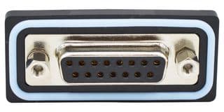 SDF-R15-213L011. - NORCOMP - SDF-R15-213L011. - D Sub Connector, IP67, Standard, Receptacle, NANOOK Series, 15 Contacts, DA, Solder