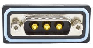 CDFS3W3103L211 - NORCOMP - CDFS3W3103L211 - Combination Layout D Sub Connector, IP67, NANOOK Series, DA-3W3, Plug, 3 Contacts, 3 Power