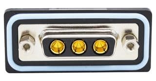 CDFS3W3203L211 - NORCOMP - CDFS3W3203L211 - Combination Layout D Sub Connector, IP67, NANOOK Series, DA-3W3, Receptacle, 3 Contacts, 3 Power