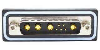 CDFS9W4103L212 - NORCOMP - CDFS9W4103L212 - Combination Layout D Sub Connector, IP67, NANOOK Series, DB-9W4, Plug, 9 Contacts