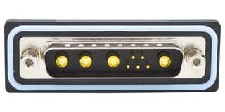 CDFV9W4113L211 - NORCOMP - CDFV9W4113L211 - Combination Layout D Sub Connector, IP67, NANOOK Series, DB-9W4, Plug, 9 Contacts