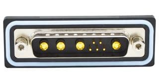 CDFV9W4113L251. - NORCOMP - CDFV9W4113L251. - Combination Layout D Sub Connector, IP67, NANOOK Series, DB-9W4, Plug, 9 Contacts