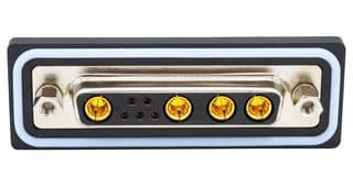CDFV9W4213L251. - NORCOMP - CDFV9W4213L251. - Combination Layout D Sub Connector, IP67, NANOOK Series, DB-9W4, Receptacle, 9 Contacts