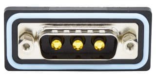 CDFS3W3103L411 - NORCOMP - CDFS3W3103L411 - Combination Layout D Sub Connector, IP67, NANOOK Series, DA-3W3, Plug, 3 Contacts, 3 Power