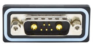 CDFS7W2103L411 - NORCOMP - CDFS7W2103L411 - Combination Layout D Sub Connector, IP67, NANOOK Series, DA-7W2, Plug, 7 Contacts
