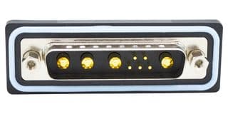 CDFS9W4103L412 - NORCOMP - CDFS9W4103L412 - Combination Layout D Sub Connector, IP67, NANOOK Series, DB-9W4, Plug, 9 Contacts