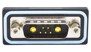 CDFV7W2113L411 - NORCOMP - CDFV7W2113L411 - Combination Layout D Sub Connector, IP67, NANOOK Series, DA-7W2, Plug, 7 Contacts