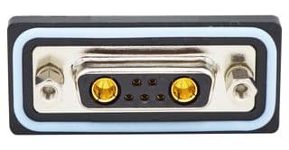 CDFV7W2213L411 - NORCOMP - CDFV7W2213L411 - Combination Layout D Sub Connector, IP67, NANOOK Series, DA-7W2, Receptacle, 7 Contacts