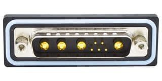 CDFV9W4113L411. - NORCOMP - CDFV9W4113L411. - Combination Layout D Sub Connector, IP67, NANOOK Series, DB-9W4, Plug, 9 Contacts
