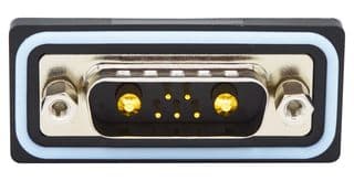 CDFV7W2113L451 - NORCOMP - CDFV7W2113L451 - Combination Layout D Sub Connector, IP67, NANOOK Series, DA-7W2, Plug, 7 Contacts