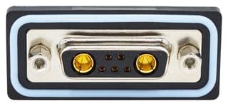 CDFV7W2213L451 - NORCOMP - CDFV7W2213L451 - Combination Layout D Sub Connector, IP67, NANOOK Series, DA-7W2, Receptacle, 7 Contacts