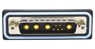 CDFV9W4113L451. - NORCOMP - CDFV9W4113L451. - Combination Layout D Sub Connector, IP67, NANOOK Series, DB-9W4, Plug, 9 Contacts