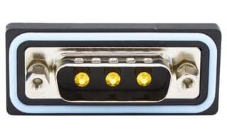 CDFR3W3113L411 - NORCOMP - CDFR3W3113L411 - Combination Layout D Sub Connector, IP67, NANOOK Series, DA-3W3, Plug, 3 Contacts, 3 Power, Solder