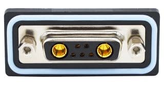 CDFR7W2213L411 - NORCOMP - CDFR7W2213L411 - Combination Layout D Sub Connector, IP67, NANOOK Series, DA-7W2, Receptacle, 7 Contacts