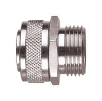 7TCA297020R0047 - ABB - KOPEX - 7TCA297020R0047 - Conduit Connector, Size - 20mm, Straight, Brass, Metallic - Nickel Finish, 28.5 mm, IP66, IP67
