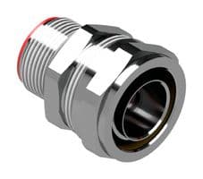 7TCA297120R0191 - ABB - KOPEX - 7TCA297120R0191 - Conduit Connector, Size - 16mm, Straight, 0.375 ", Brass, Metallic, 21 mm, IP66, IP67
