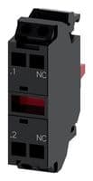 3SU1400-1AA10-3MA0 - SIEMENS - 3SU1400-1AA10-3MA0 - Contact Block, Spring Clamp, 1 Pole, 10 A, 110 V