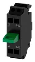 3SU1400-2AA10-3LA0 - SIEMENS - 3SU1400-2AA10-3LA0 - Contact Block, Spring Clamp, 1 Pole, 10 A, 110 V