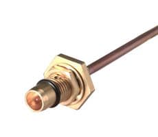 14_BMA-50-2-2/111_NE - HUBER+SUHNER - 14_BMA-50-2-2/111_NE - RF / Coaxial Connector, BMA Coaxial, Straight Bulkhead Plug, Solder, 50 ohm, EZ 86 TP M17
