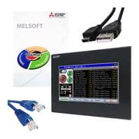 GT2107-WTSD - MITSUBISHI - GT2107-WTSD - GRAPHIC TERMINAL, 800X480P, WVGA TFT LCD