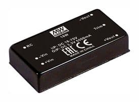 RSDW20G-03 - MEAN WELL - RSDW20G-03 - Isolated Through Hole DC/DC Converter, Railway, DIP, 4:1, 20 W, 1 Output, 3.3 V