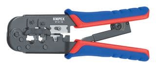 97 51 10 - KNIPEX - 97 51 10 - Crimp Tool, Hand, RJ-11, RJ-12 and RJ-45 Modular Plugs