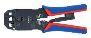 97 51 12 - KNIPEX - 97 51 12 - Crimp Tool, Hand, RJ-10, RJ-11, RJ-12 and RJ-45 Modular Plugs