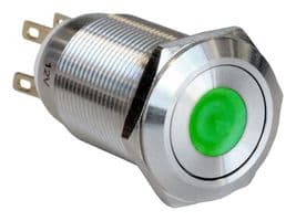 MPI005D28LSGN12 - BULGIN / PARTNER STOCK - MPI005D28LSGN12 - Vandal Resistant Switch, MPI005 Series