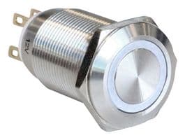 MPI005RTELSWH12 - BULGIN / PARTNER STOCK - MPI005RTELSWH12 - Vandal Resistant Switch, MPI005 Series