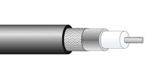 G_01130_HT-03 - HUBER+SUHNER - G_01130_HT-03 - Coaxial Cable, G01130HT-03, Copper, 2.8 mm, 50 ohm, Black