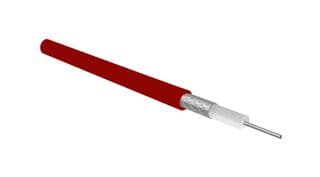 SUCOFORM_86_PE - HUBER+SUHNER - SUCOFORM_86_PE - Coaxial Cable, Sucoform 86, SPCCS (Silver Plated Copper Coated Steel), 3.2 mm, 50 ohm, Red