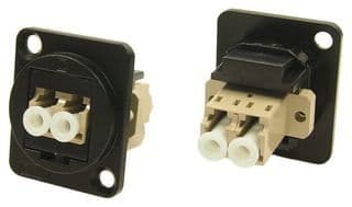 CP30214MB - CLIFF ELECTRONIC COMPONENTS - CP30214MB - Fiber Optic Adapter, CSK Hole, MM, LC Duplex, LC Duplex, Straight Panel Adapter