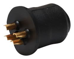120090-5004 - MOLEX - 120090-5004 - Sensor Connector, 120090 Series, M8, Female, 4 Positions, Solder Socket, Straight Cable Mount