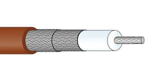 K_02252_D - HUBER+SUHNER - K_02252_D - Coaxial Cable, K 02252 D / RD316 / RG316D, 3mm, 50ohm, 25m