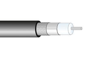 SPUMA_600 - HUBER+SUHNER - SPUMA_600 - Coaxial Cable, SPUMA 600, Copper Coated Aluminium, 14.99 mm, 50 ohm, Black